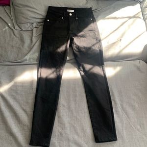Good American high rise good legs stretch crop size 27